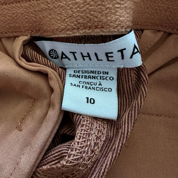 NWT Athleta Echo Short Women's 10 Pull On Athleisure Orange Gym Golf Summer $79 - Picture 5 of 6